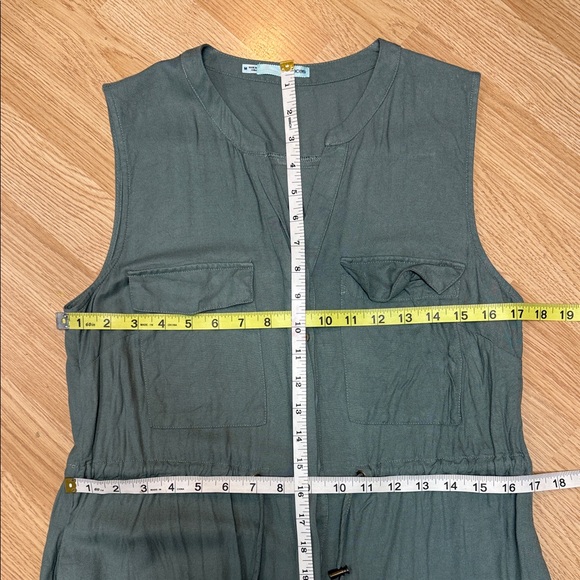 Maurices Sage Green Sleeveless Dress. Comfy Monochrome - Picture 4 of 7